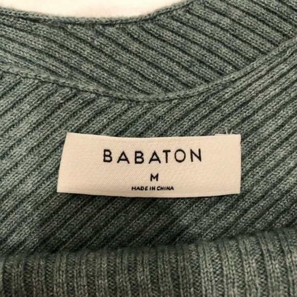 NWOT Aritzia Babaton Kitano Sweater in Heather Lily Pad - Picture 4 of 5